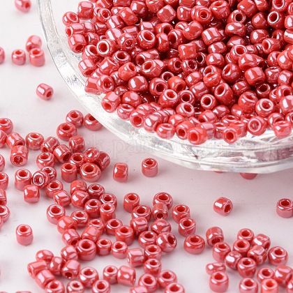 Glass Seed Beads UK-SEED-A012-3mm-125-K-1