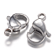 304 Stainless Steel Lobster Claw Clasps UK-STAS-P095-05-1