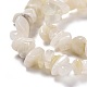 Natural White Moonstone Chip Bead Strands UK-G-M205-68-3