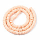 Handmade Polymer Clay Beads Strands UK-CLAY-R089-6mm-033-6
