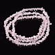 Natural Rose Quartz Chip Beads UK-F007-01-2