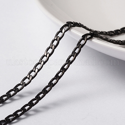 304 Stainless Steel Twisted Chain Curb Chains UK-CHS-L014-04B-1