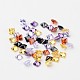 Mixed Grade A Square Shaped Cubic Zirconia Pointed Back Cabochons UK-X-ZIRC-M004-3x3mm-2
