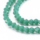 Opaque Solid Color Glass Beads Strands UK-GLAA-Q080-4mm-B08-3