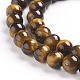 Natural Tiger Eye Beads Strands UK-Z0RQX011-3
