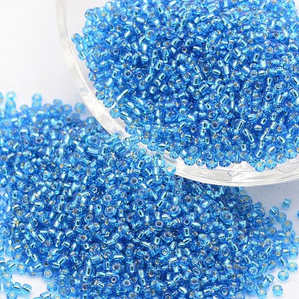 6/0 Transparent Glass Round Seed Beads UK-X-SEED-J010-F6-23B-1