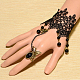Retro Cloth Lace Gothic Bracelets Connected Fairy Rings UK-BJEW-JL041-01-K-2