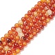 Natural Carnelian Beads Strands&nbsp;UK-G-F718-07-1
