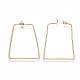 Brass Earring Hooks UK-KK-T038-425G-2