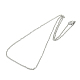 Unisex Classic Plain 304 Stainless Steel Mens Womens Cable Chain Necklaces UK-STAS-O037-83P-2