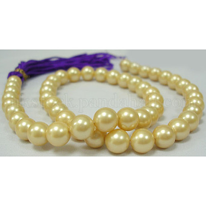 Shell Pearl Beads Strands UK-SP12MM720-K-1