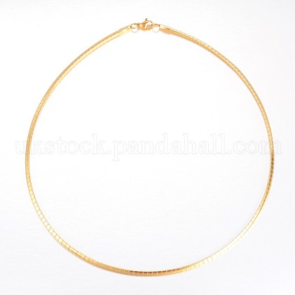 Ion Plating(IP) 304 Stainless Steel Necklaces UK-NJEW-G310-06G-1