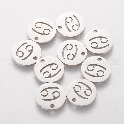 304 Stainless Steel Charms UK-STAS-Q201-T095-4-1