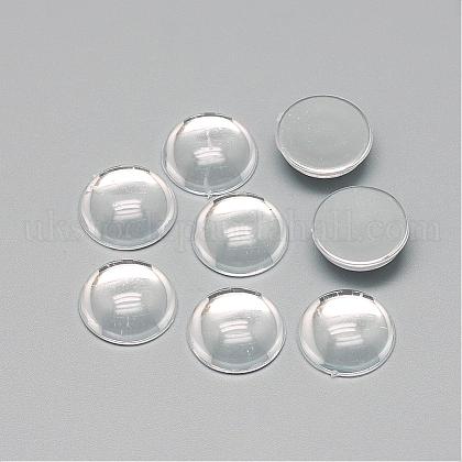 Transparent Acrylic Cabochons UK-GACR-Q014-16mm-02-1