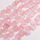 Natural Rose Quartz Beads Strands&nbsp;UK-G-D835-12-1