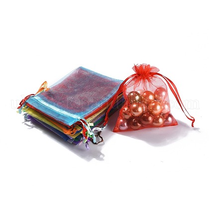 Mixed Color Organza Gift Bags UK-OP001M-1