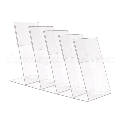 Acrylic Sign Holder Stand UK-ODIS-WH0005-10-1