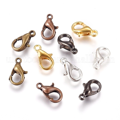 Zinc Alloy Lobster Claw Clasps UK-E103-M-1