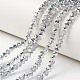 Electroplate Transparent Glass Beads Strands UK-EGLA-A034-T8mm-M16-1