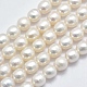Grade AAA Natural Cultured Freshwater Pearl Beads Strands UK-PEAR-K003-23D-1