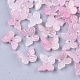 Transparent Spray Painted Glass Charms UK-GLAA-T016-21D-1