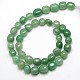 Natural Green Aventurine Nuggets Beads Strands UK-G-L154-10-3
