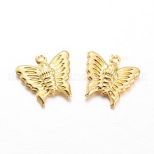 Butterfly Brass Charms