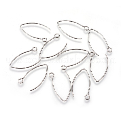 304 Stainless Steel Earring Hooks UK-STAS-O119-03P-1