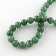 Round Natural Green Aventurine Beads Strands UK-G-R331-8mm-01-2