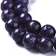 Natural Lepidolite/Purple Mica Stone Beads Strands UK-G-D0020-16-4mm-3