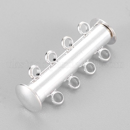 4-strands Brass Slide Lock Clasps&nbsp;UK-X-KK-Q268-3-1
