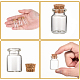 Glass Wishing Bottle Bead Containers UK-CON-Q012-4