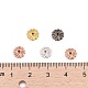 Brass Flower Bead Caps&nbsp;UK-X-KK-O043-02-4