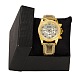 Stainless Steel Leather Diamond-studded Wristwatch Quartz Watches UK-WACH-N008-06E-5