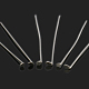304 Stainless Steel Flat Head Pins UK-STAS-E023-0.6x40mm-K-1