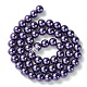 Eco-Friendly Dyed  Glass Pearl Round Bead Strands UK-X-HY-A002-8mm-RB099-2