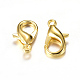 Zinc Alloy Lobster Claw Clasps UK-E103-G-NF-2