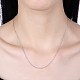 925 Sterling Silver Chain Necklaces UK-NJEW-BB30132-20-5