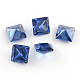 Cubic Zirconia Pointed Back Cabochons UK-ZIRC-R008-6x6-04-K-1
